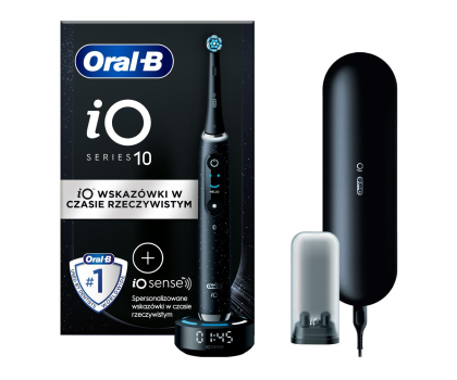 Szczoteczka elektryczna Oral-B Szczoteczka magnetyczna iO10 (czarna)